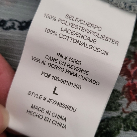 Mason & Belle Laria Crochet Trim Open Front Duster Top - Picture 8 of 11